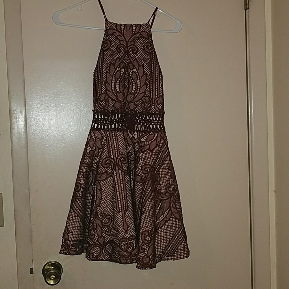 Burgundy Dress